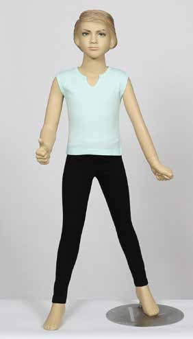 Girls' Sleeveless Tee – 100% Cotton