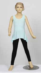 Girls' Loose Tank Top – 100% Cotton