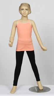 Girls' Adjustable Spaghetti Strap Blouse – 100% Cotton Comfort