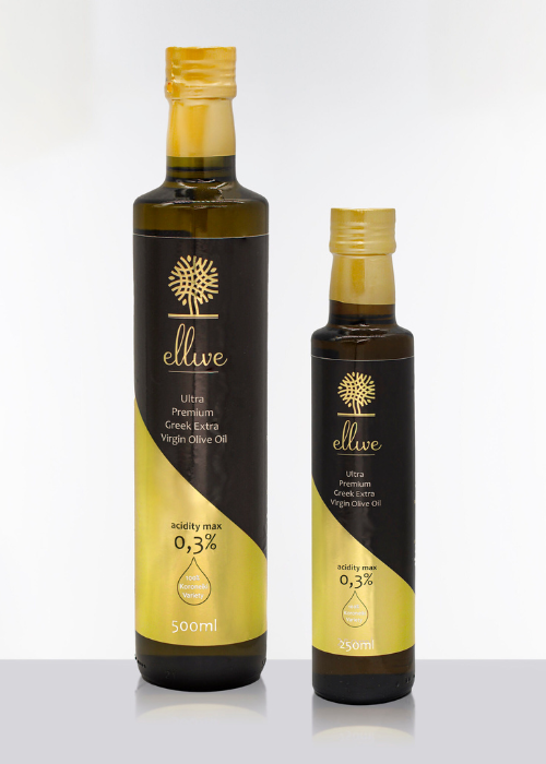 ELLIVE Ultra Premium Greek Extra Virgin Olive Oil — The Taste of Greece in Every Drop 250ML