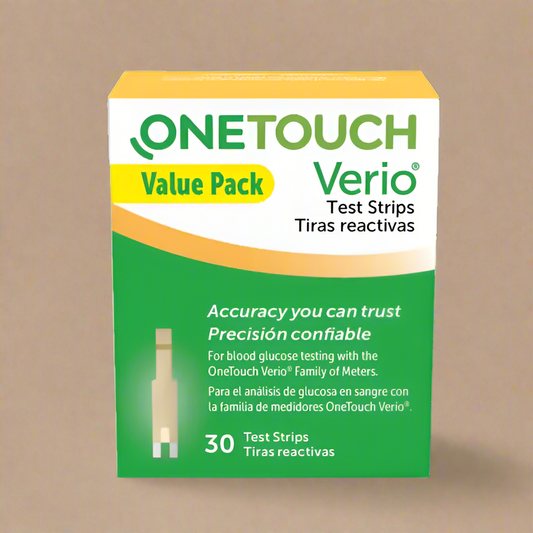ONE TOUCH VERIO TEXT STRIPS TIRAS REACTIVAS 30PCS