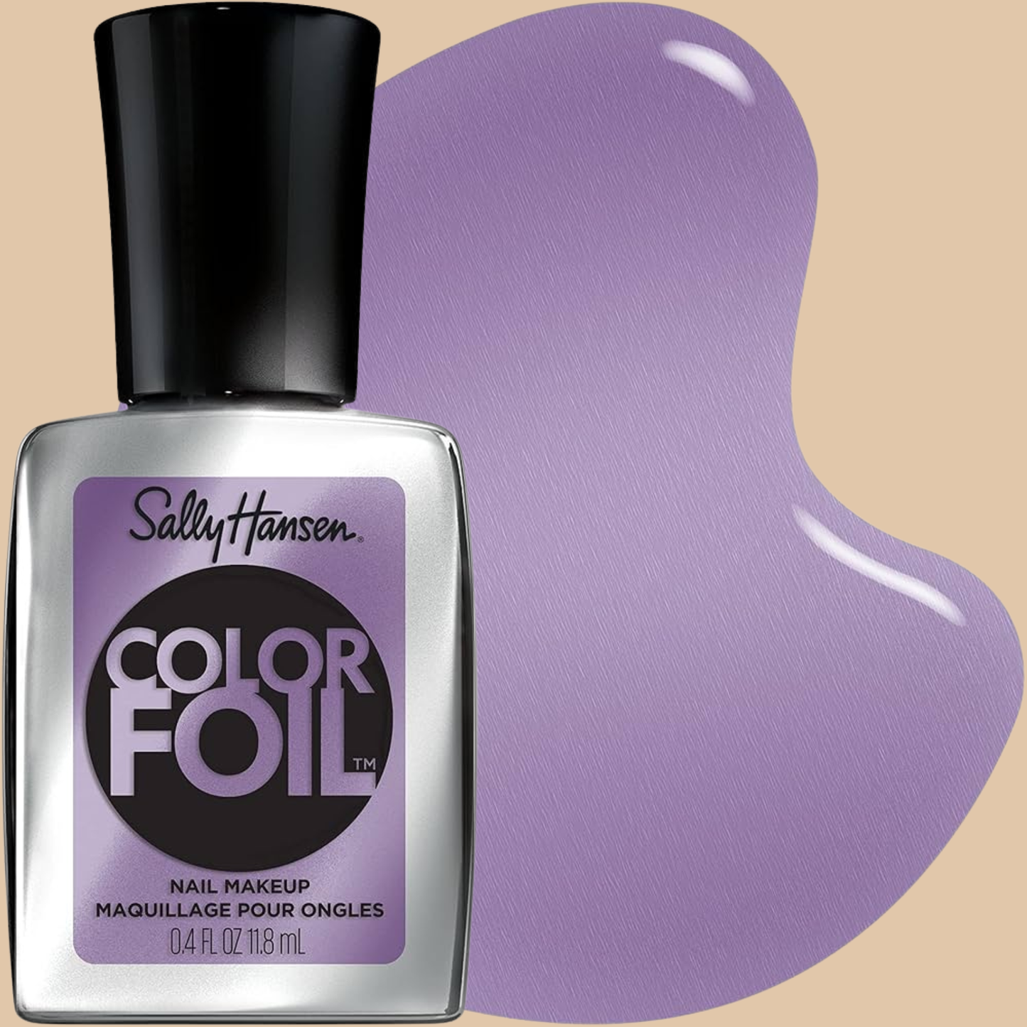 Sally Hansen Color Foil Nail Polish Vio-lit - 0.4 Fl Oz