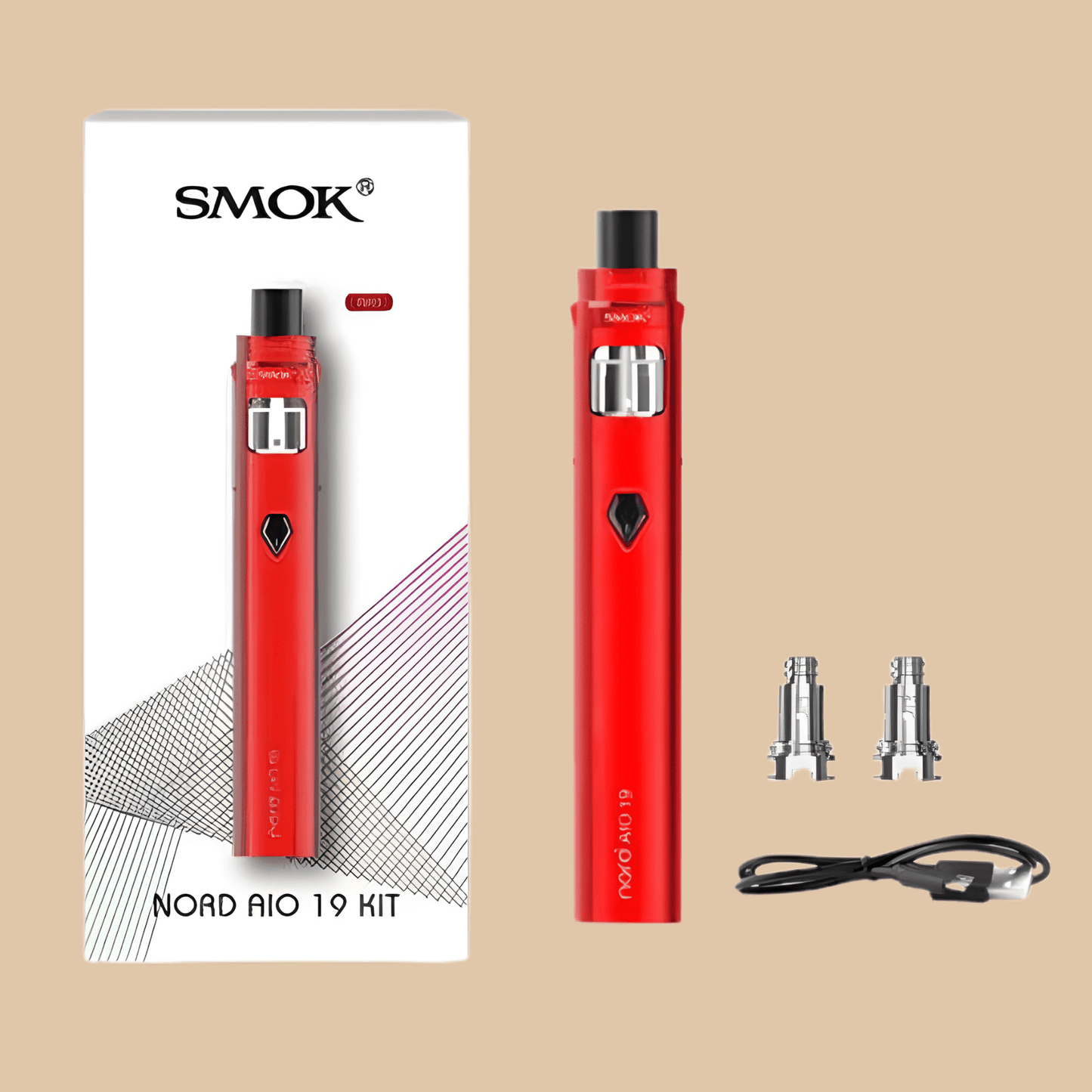 SMOK Nord 19 Vape Pen Red - COLO