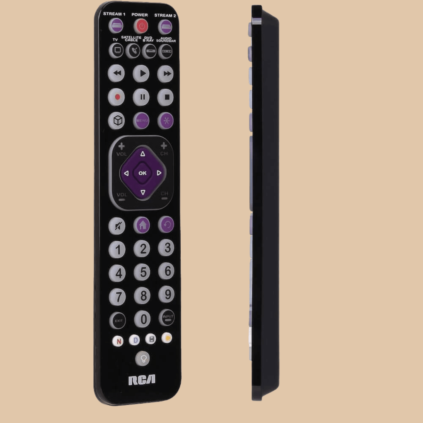 RCA RCTC6GB Universal Remote Control - COLO