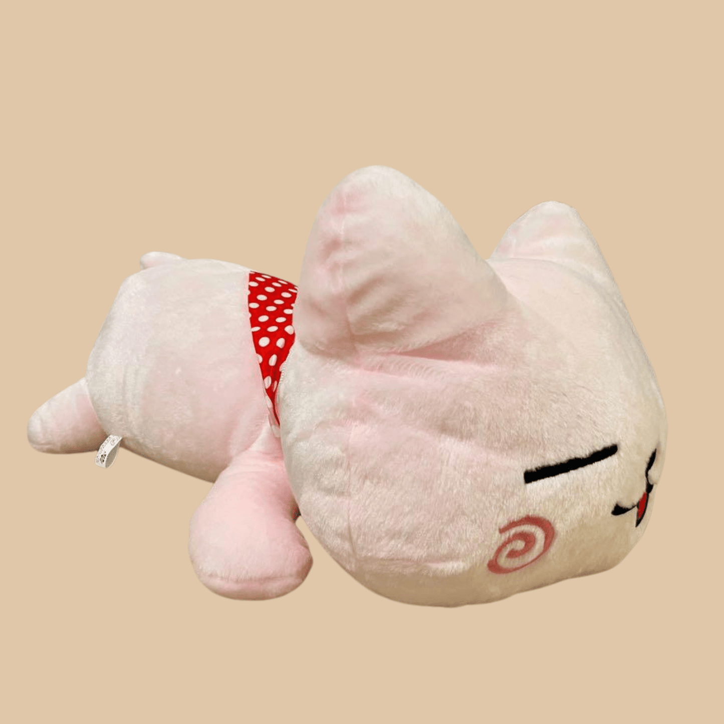 Pink Weighted Cat Plush Pillow – X-Large (13"–16") - COLO