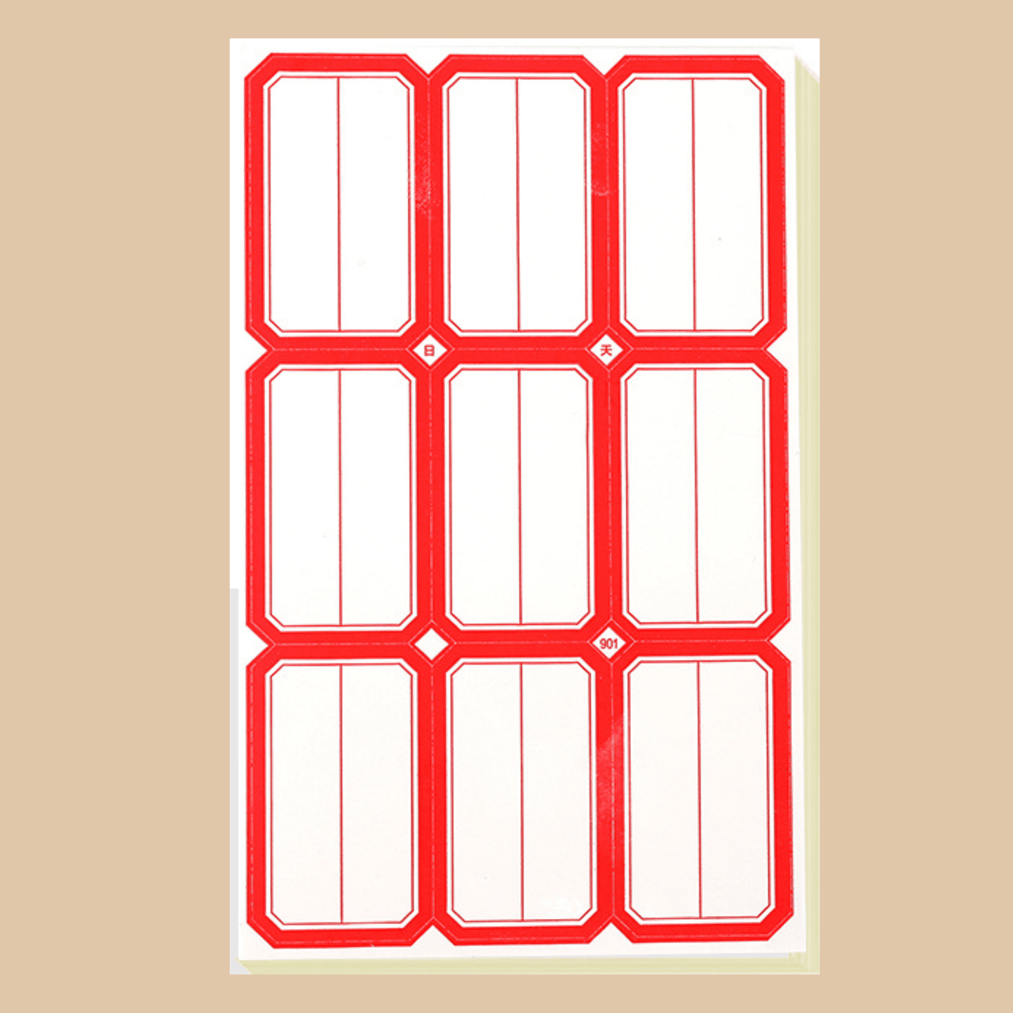 Deli 6418 Self-Adhesive Label 35x50mm White - COLO