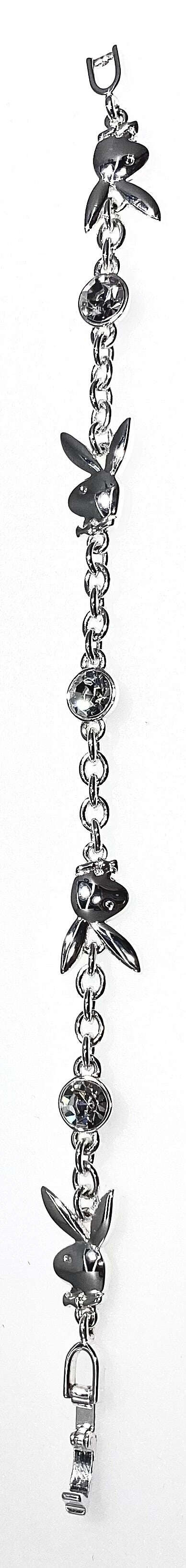 PLAYBOY CURB BUNNY HEADS POLIISH WITH BRACELET - COLO
