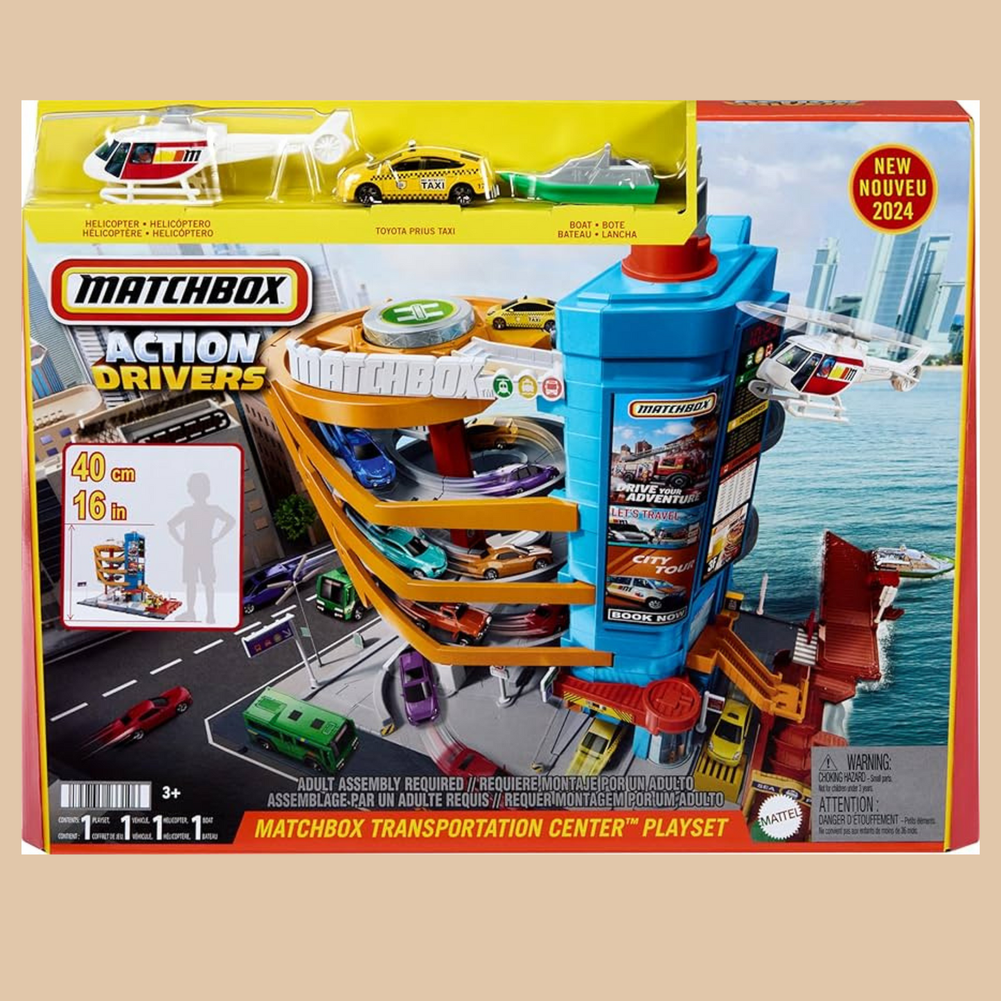 Matchbox Transportation Center 5-Level Playset - COLO