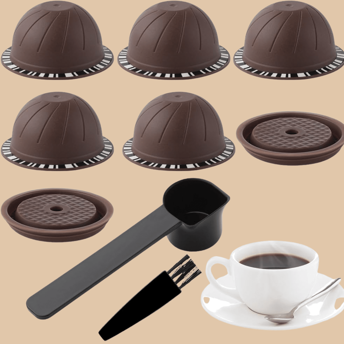 Reusable Nespresso Vertuo Coffee Pods 4pcs - COLO