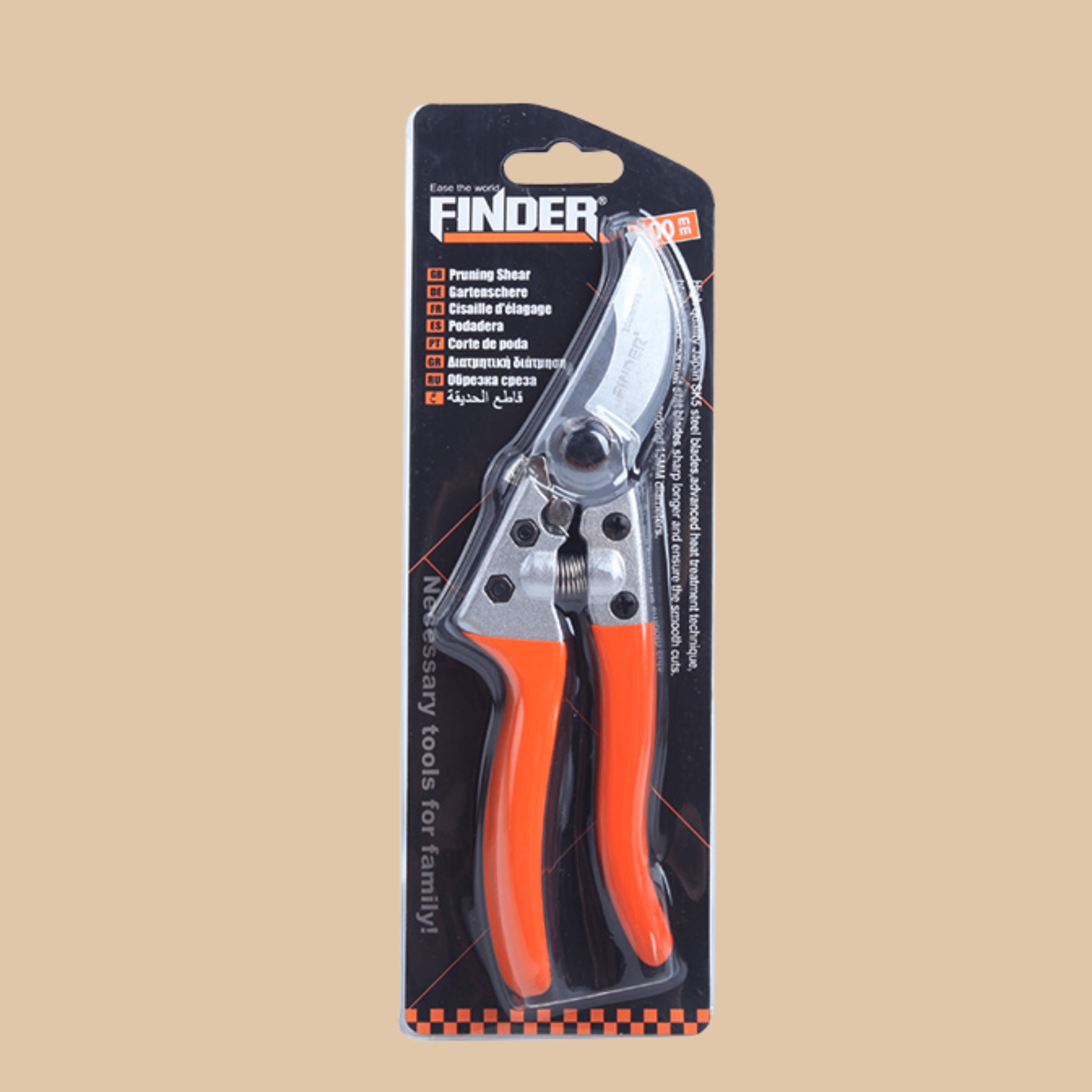 Pruning Shear 200mm – Fiberglass Handle, Polished Blades - COLO