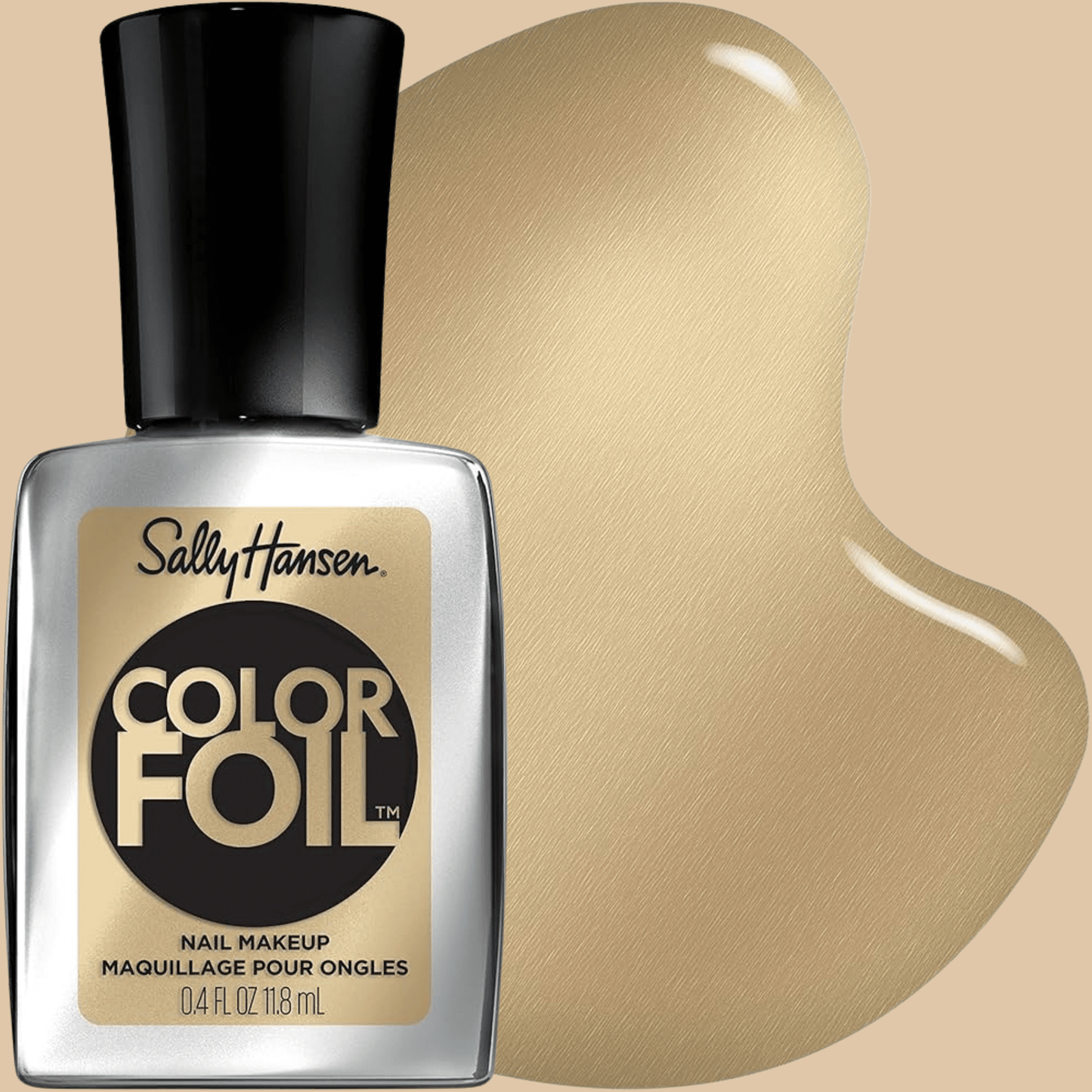 Sally Hansen Color Foil Nail Polish Gold Standard - 0.33 Fl Oz - COLO