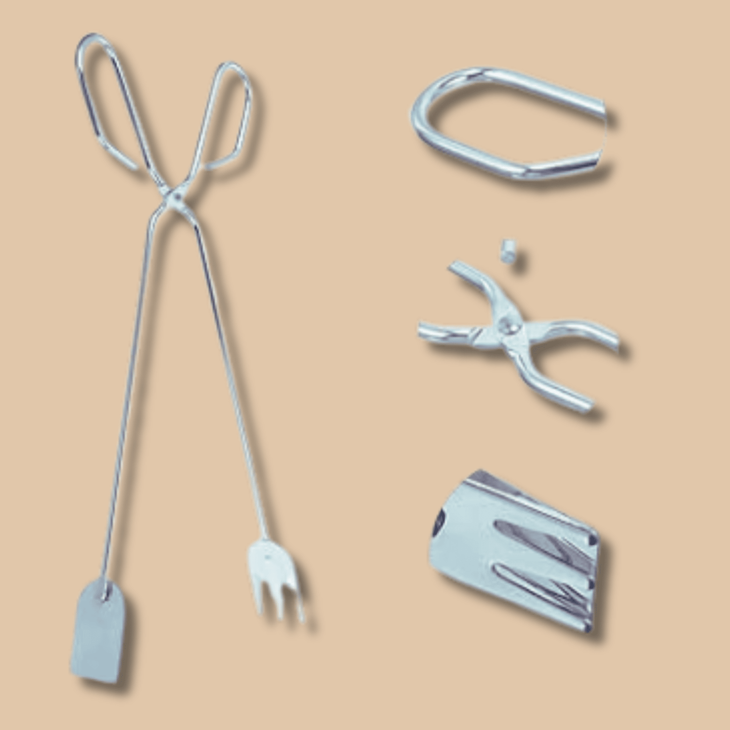 Ciieeo Fire Pit Tongs Heavy Duty - COLO