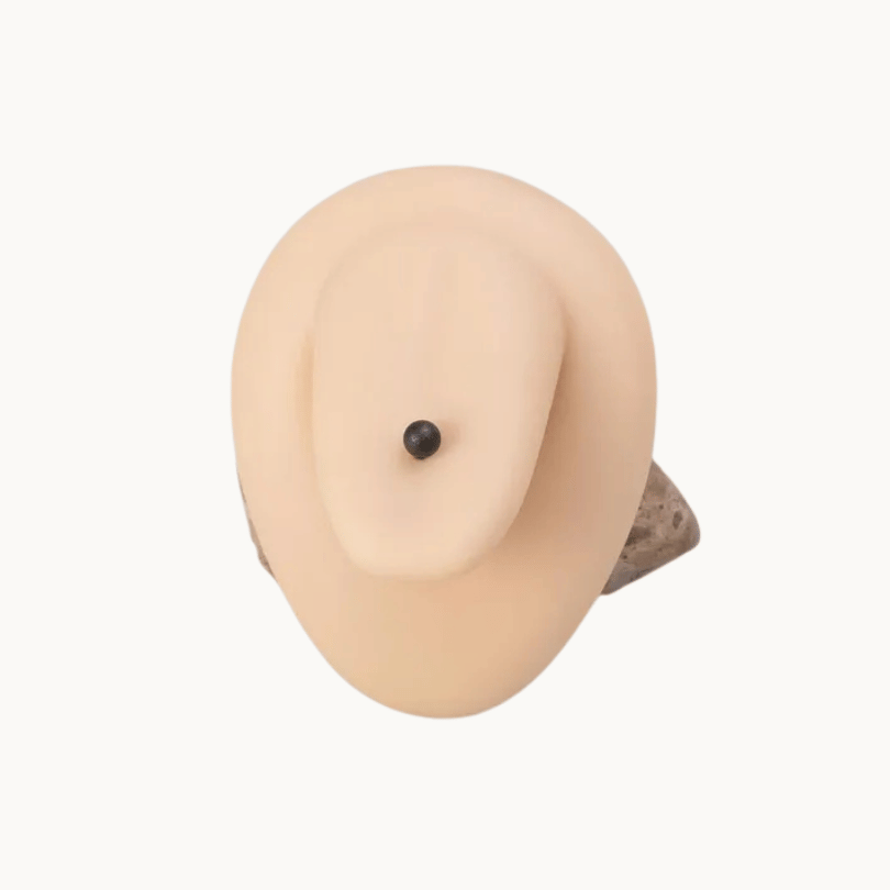 Large Black Tongue Barbell Face Jewelry