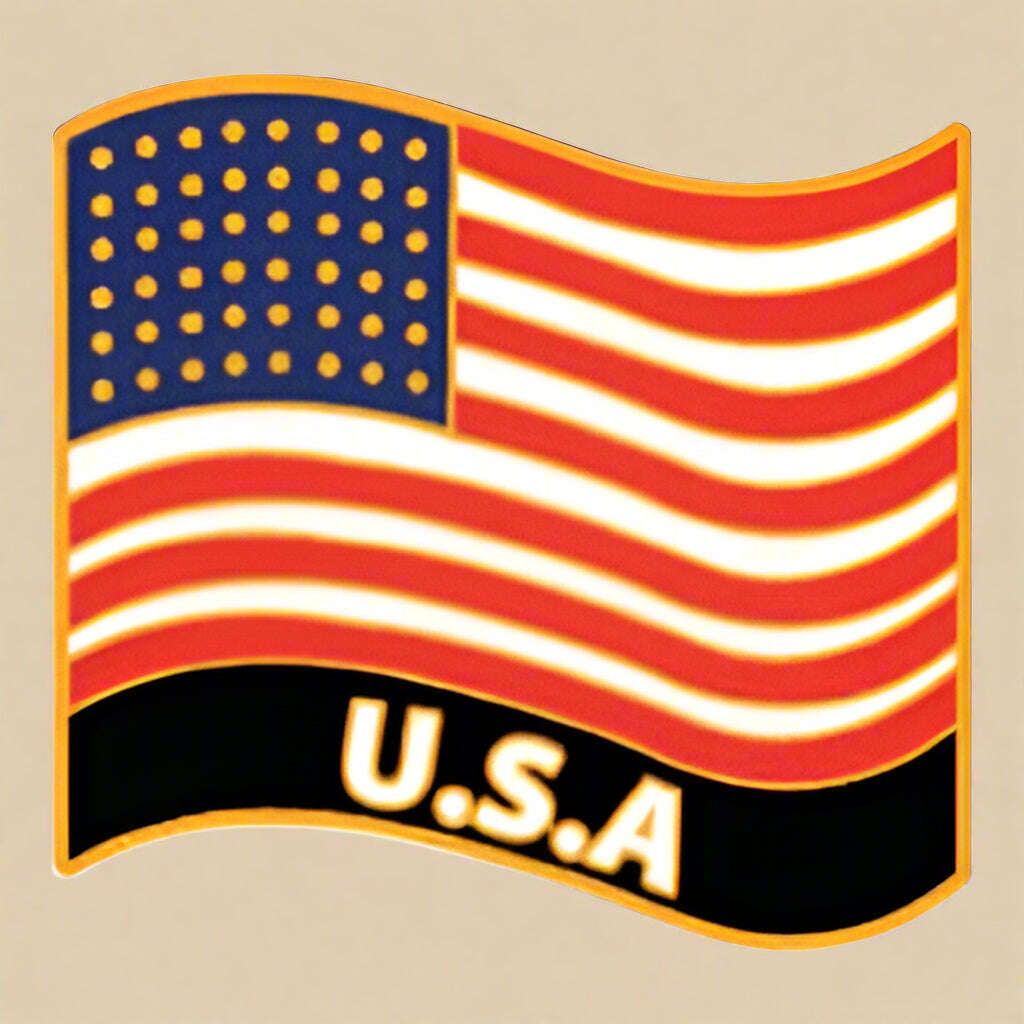 USA Flag Pin - COLO