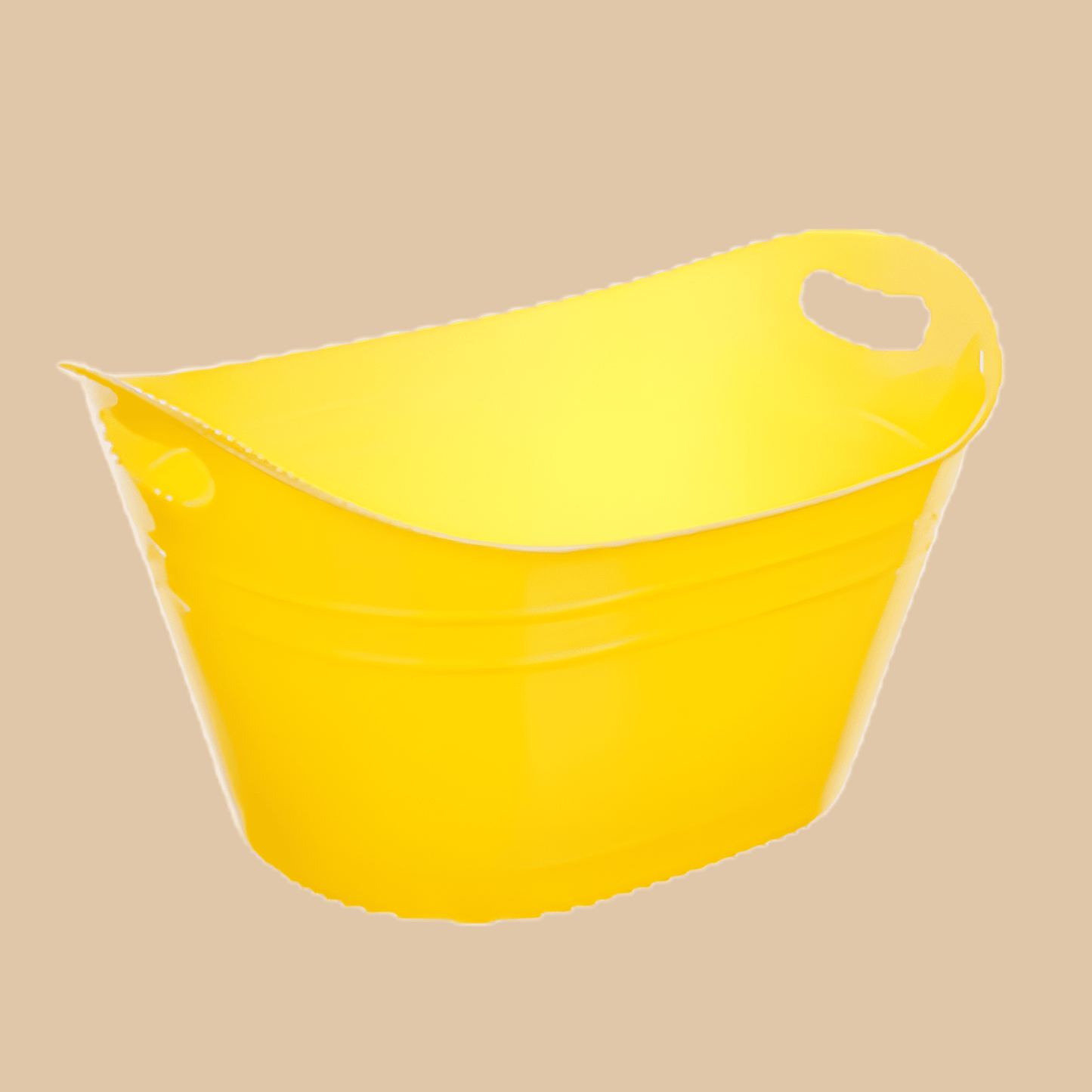 Oval Tub with Handle Yellow - Extra Large - COLO