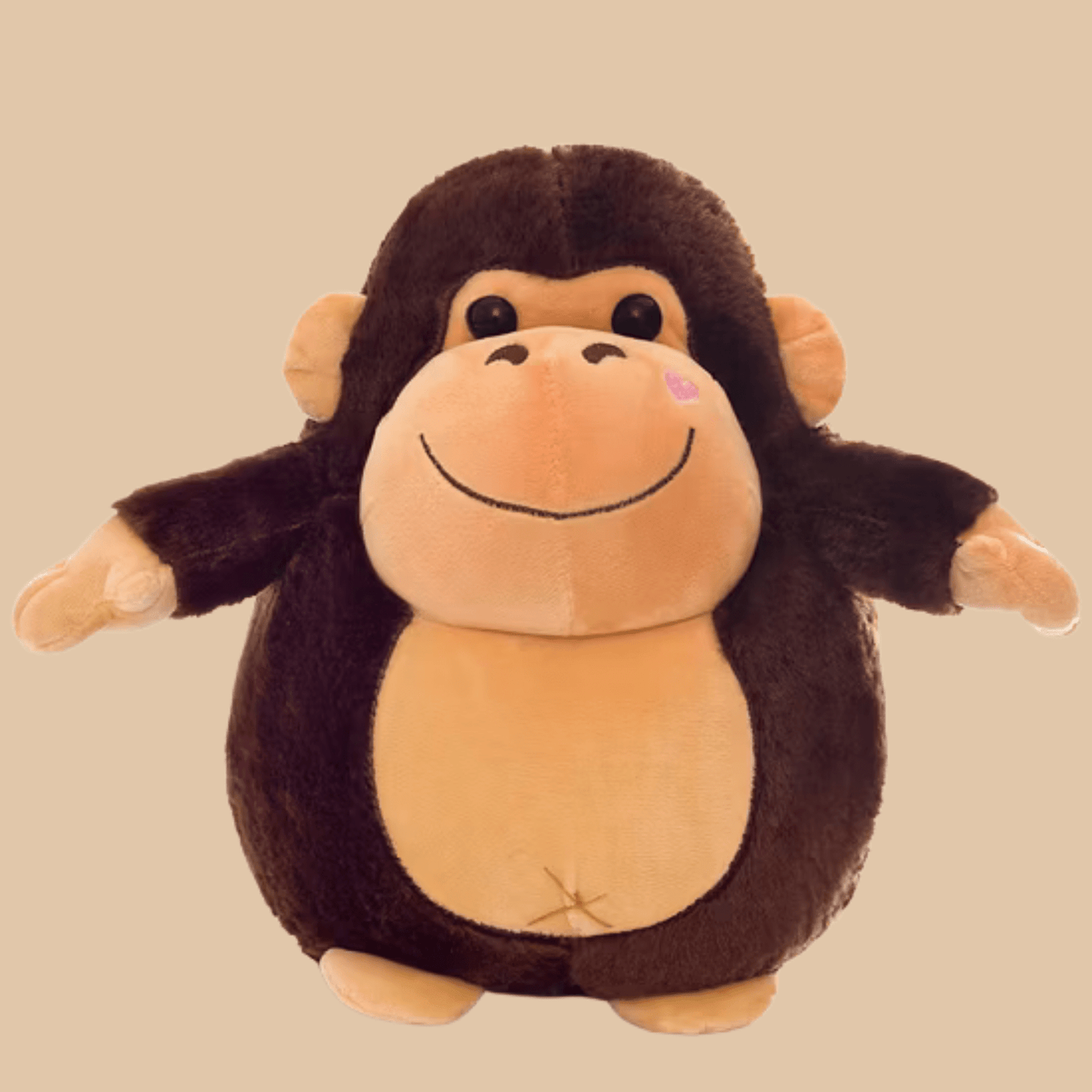 Monkey Plush Toy Pillow – Large Soft Stuffed Animal (14"–18") - COLO