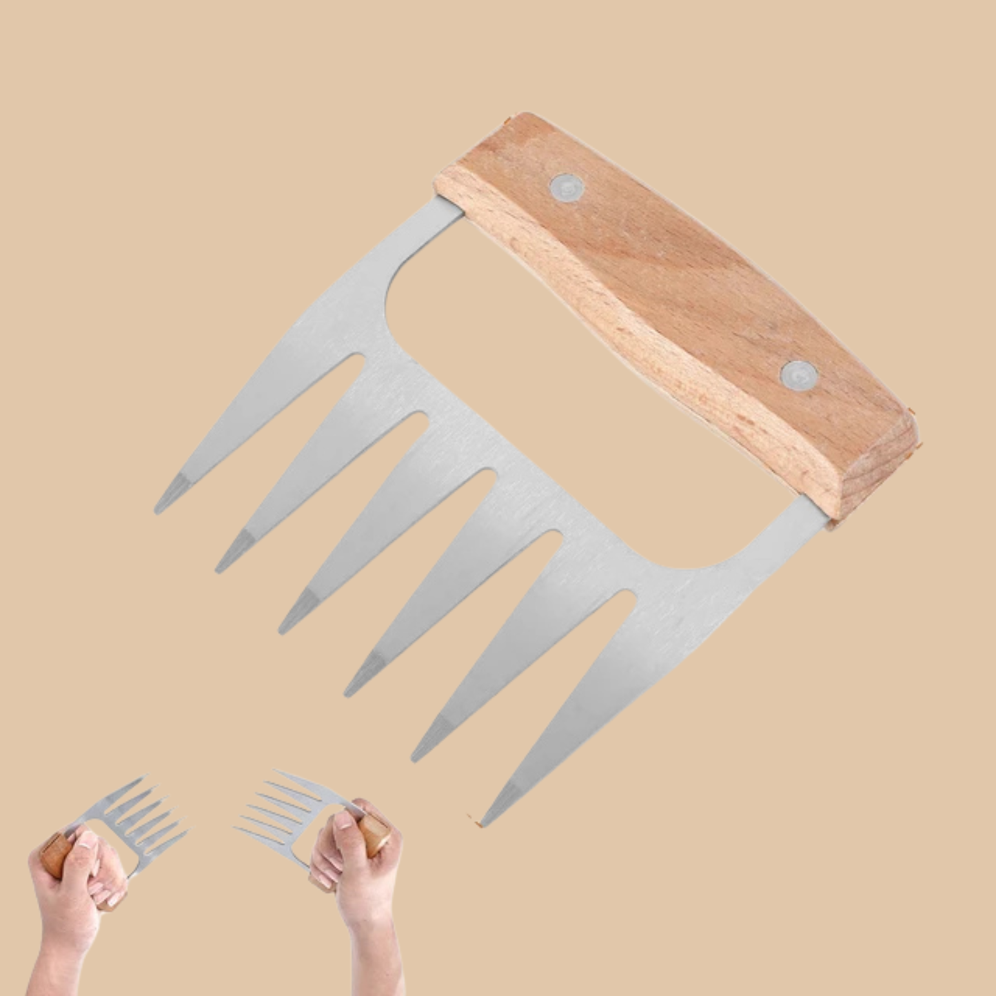 Meat Shredder Claws Stainless Steel Pulled Pork