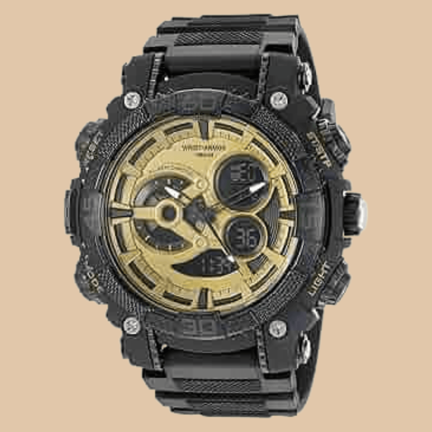 Wrist Armor Men’s 37600014 Analog-Digital Display Quartz Black Watch - COLO