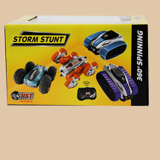 HST RC Storm Stunt 360 Phantom Track Car – Color Green & White - COLO