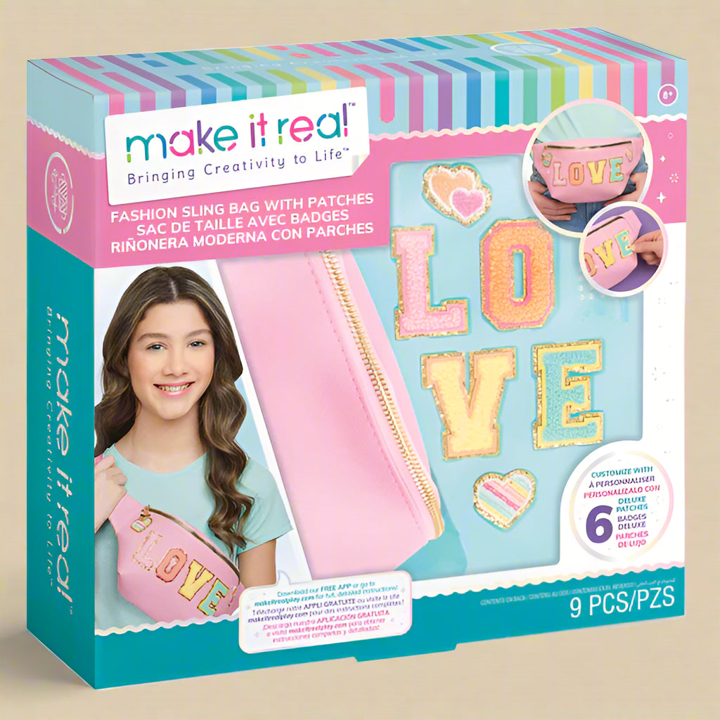 MAKE IT REAL Fashion Bum Bag with Patches
