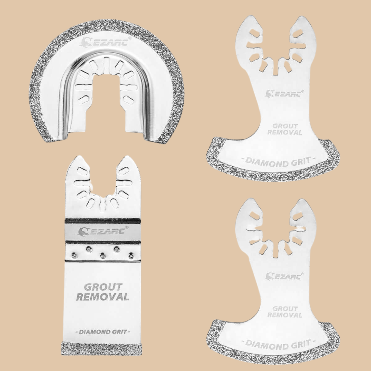 Diamond Grit Oscillating Blade Set