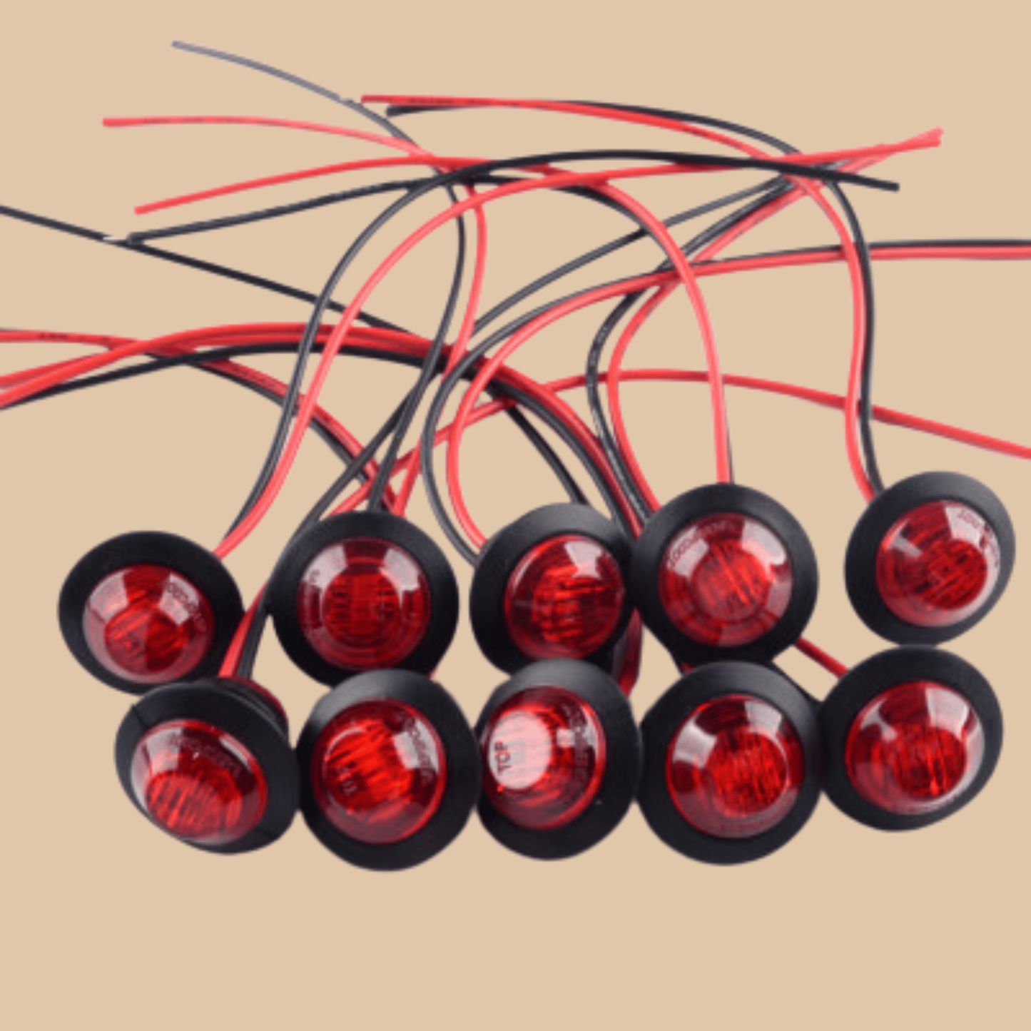 Red Rock LED Side Marker Lights 10pcs - COLO