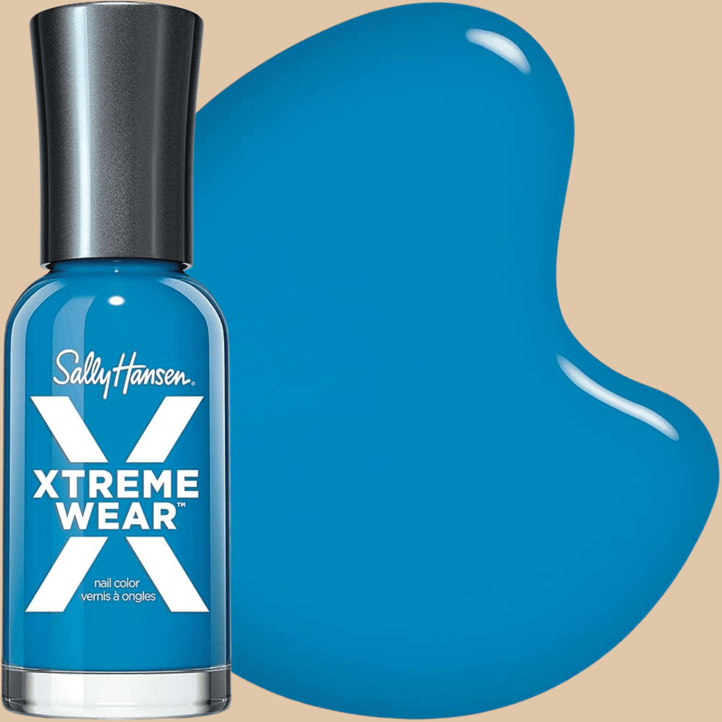 Sally Hansen Xtreme Wear Nail Color Blue Flame - 0.4 Fl Oz - COLO
