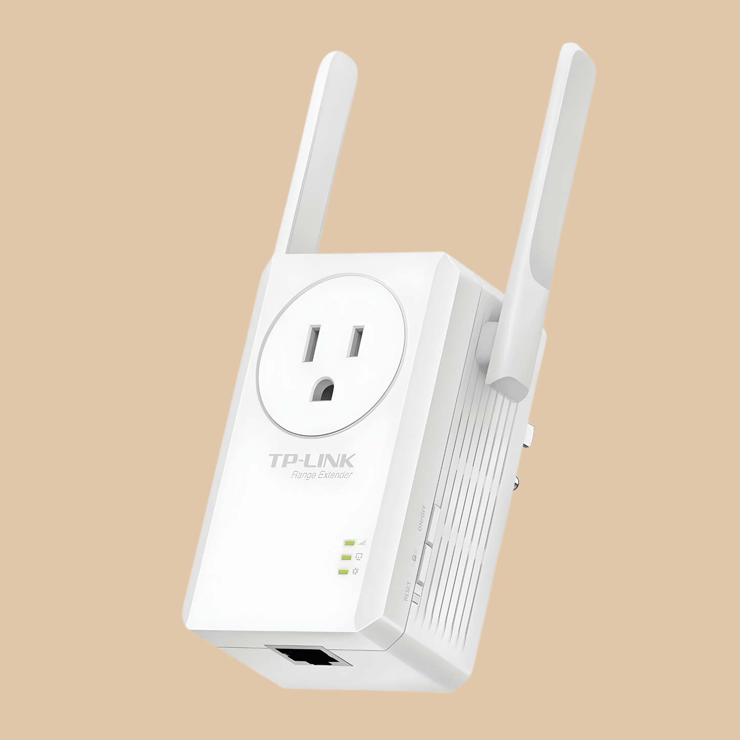 TP-Link N300 Universal Wi-Fi Range Extender with Outlet Passthrough - COLO