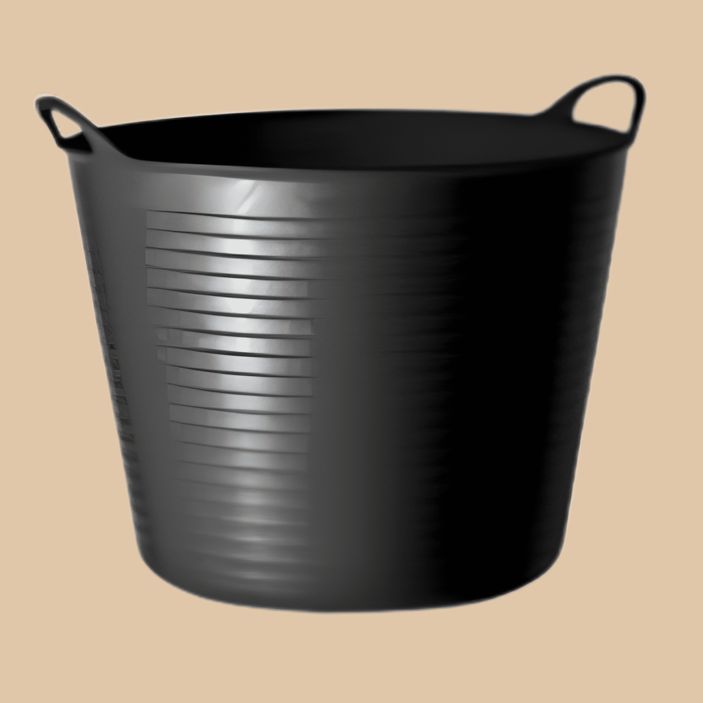 2-Handle Flexible Tub Black 50L - COLO