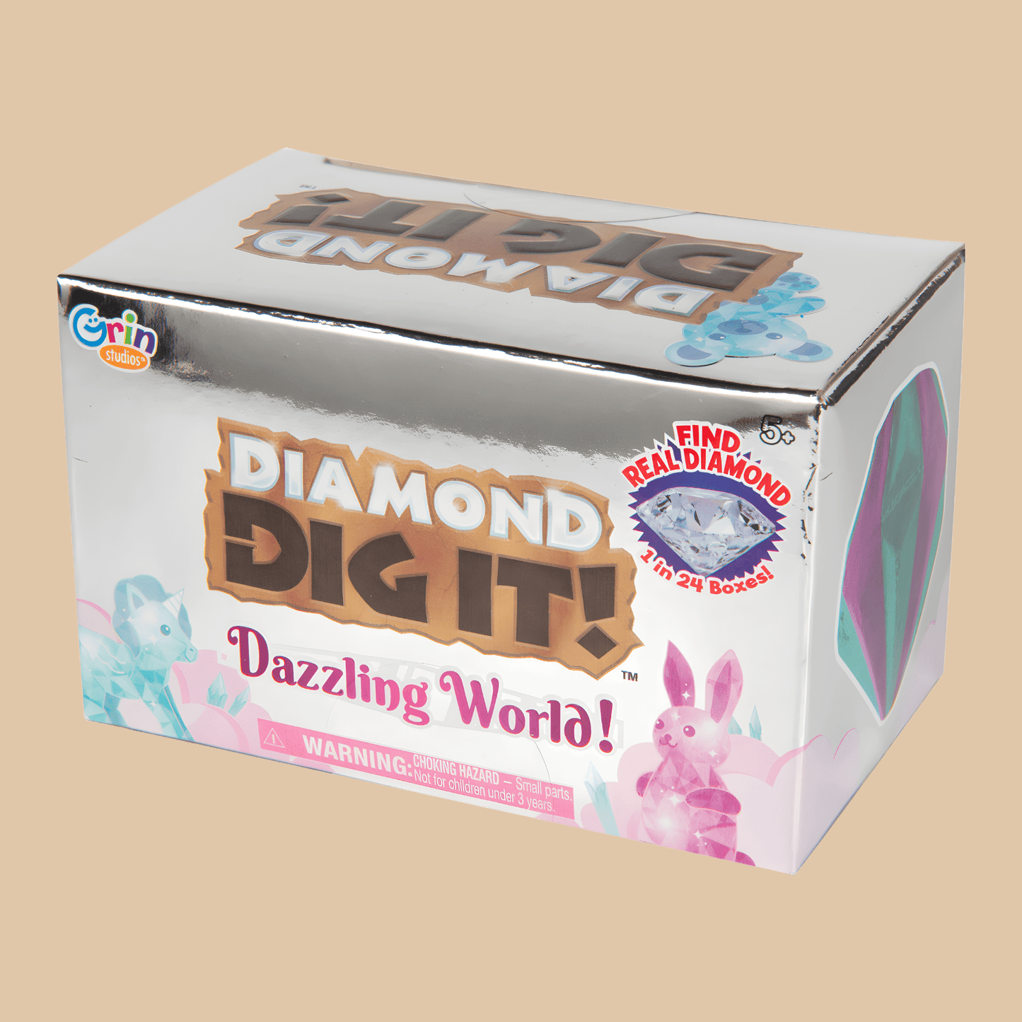 Diamond Dig It! Dazzling World Mystery Boxes Possible Real Diamond - COLO