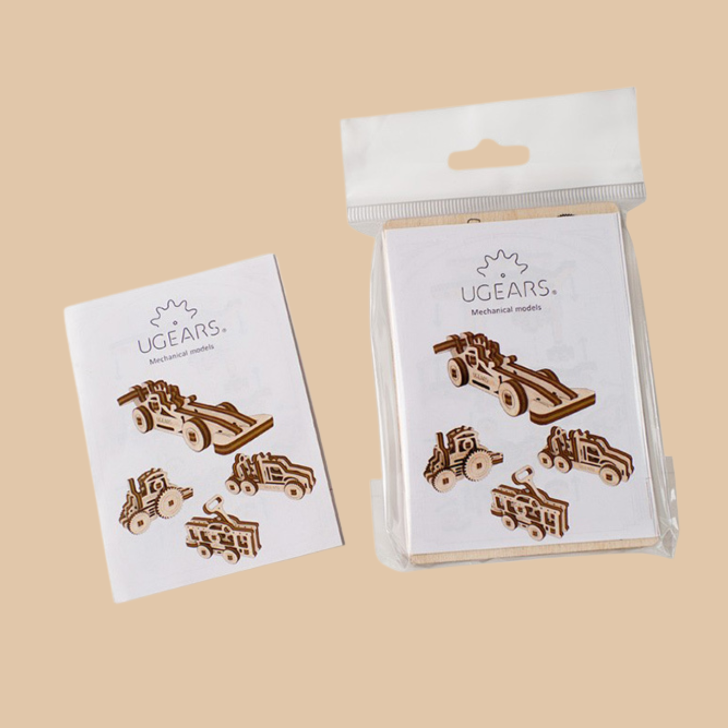 Ugears U-Fidgets Vehicles 4 Pcs