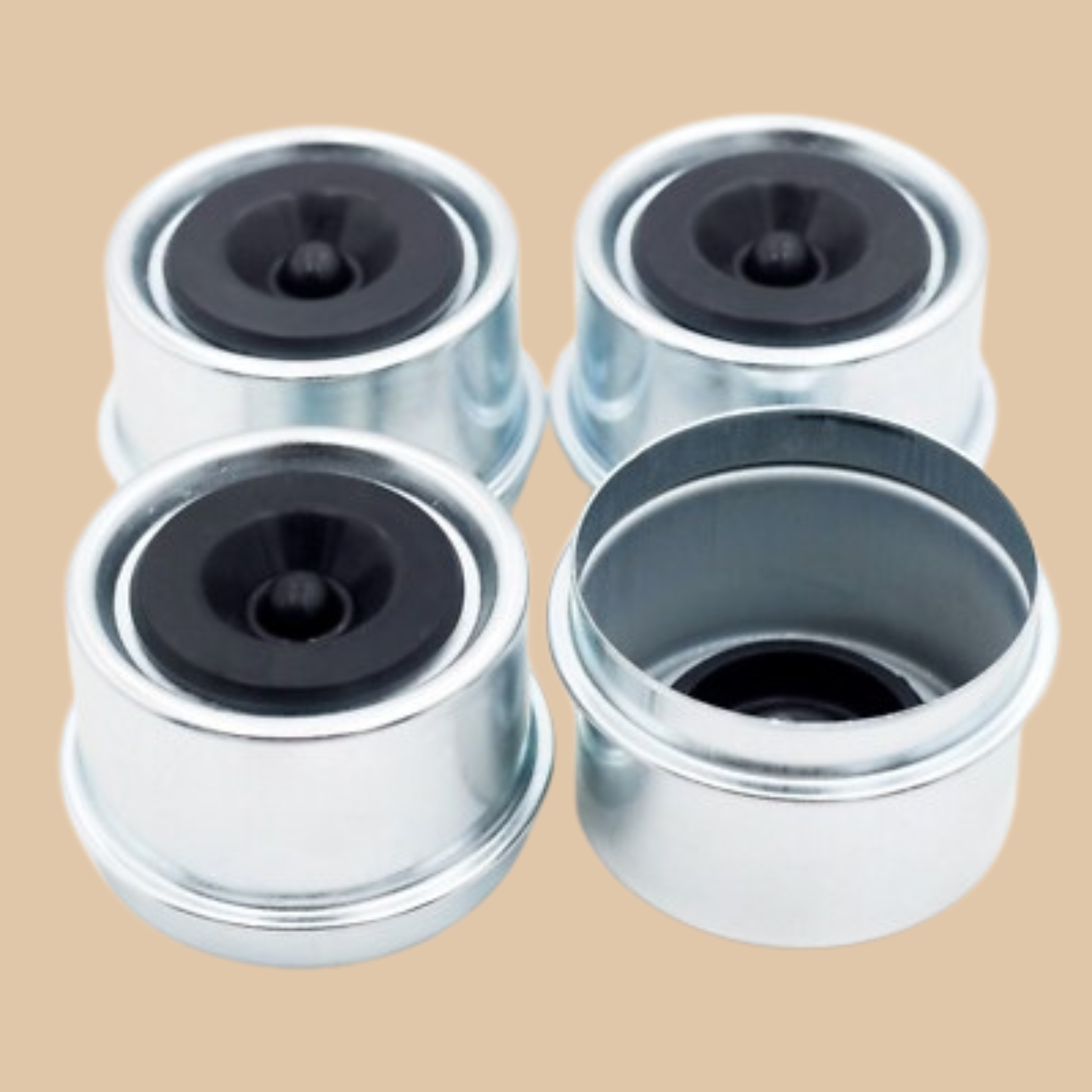 4PCS 51mm Wheel Hub Cover Set