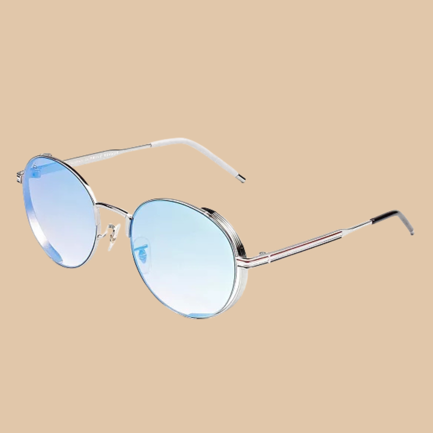 Women’s PRIVE REVAUX Riviera 55mm Polarized Round Sunglasses