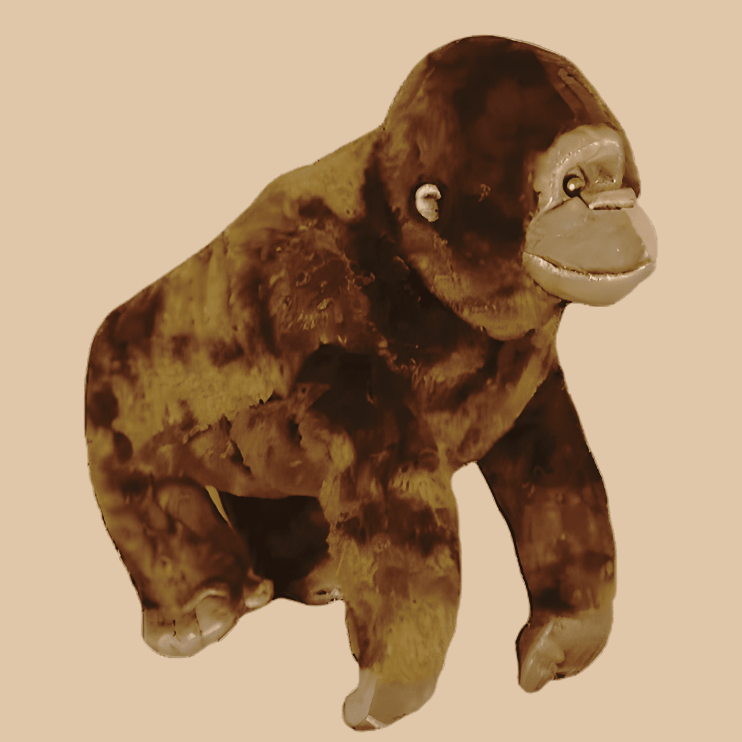 Brown Gorilla Plush Toy – Soft Large Monkey Stuffed Animal (14"–18") - COLO