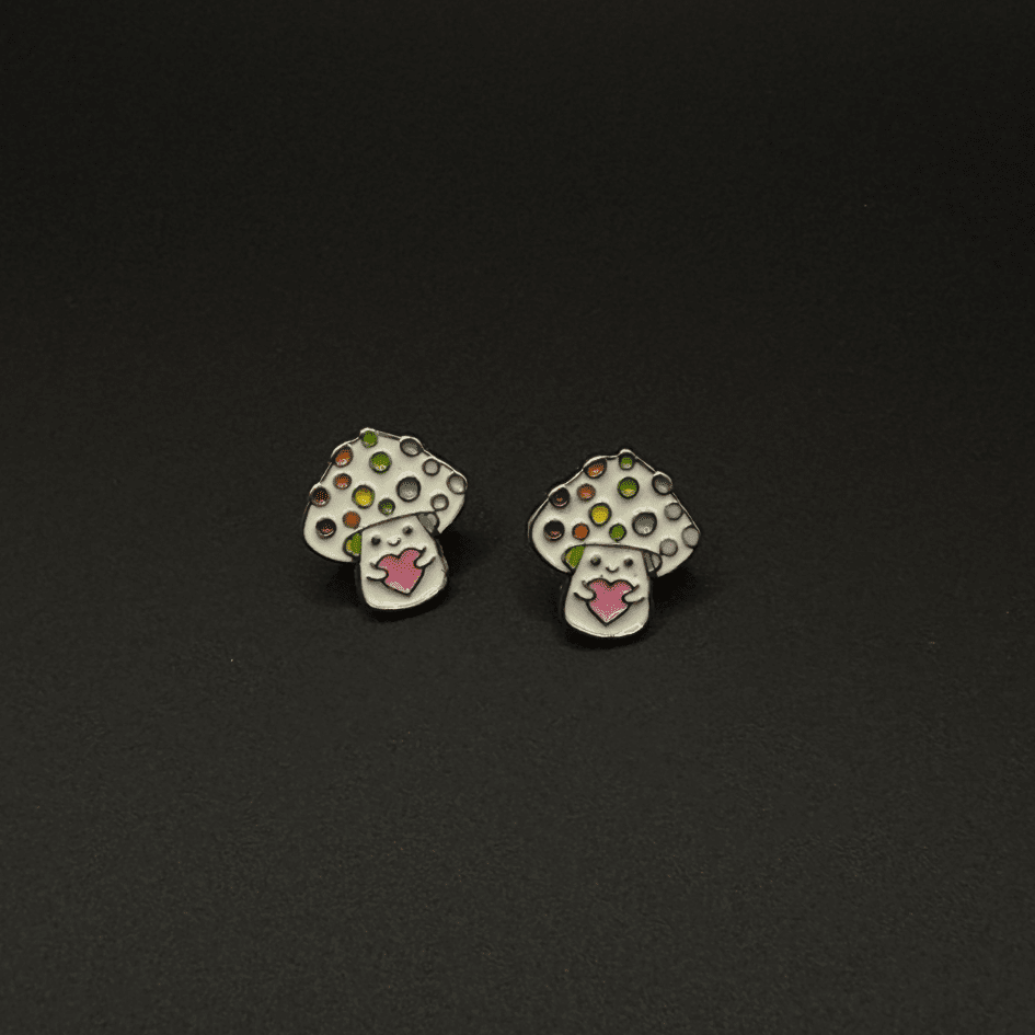 Mushroom Stainless Steel Earrings - COLO