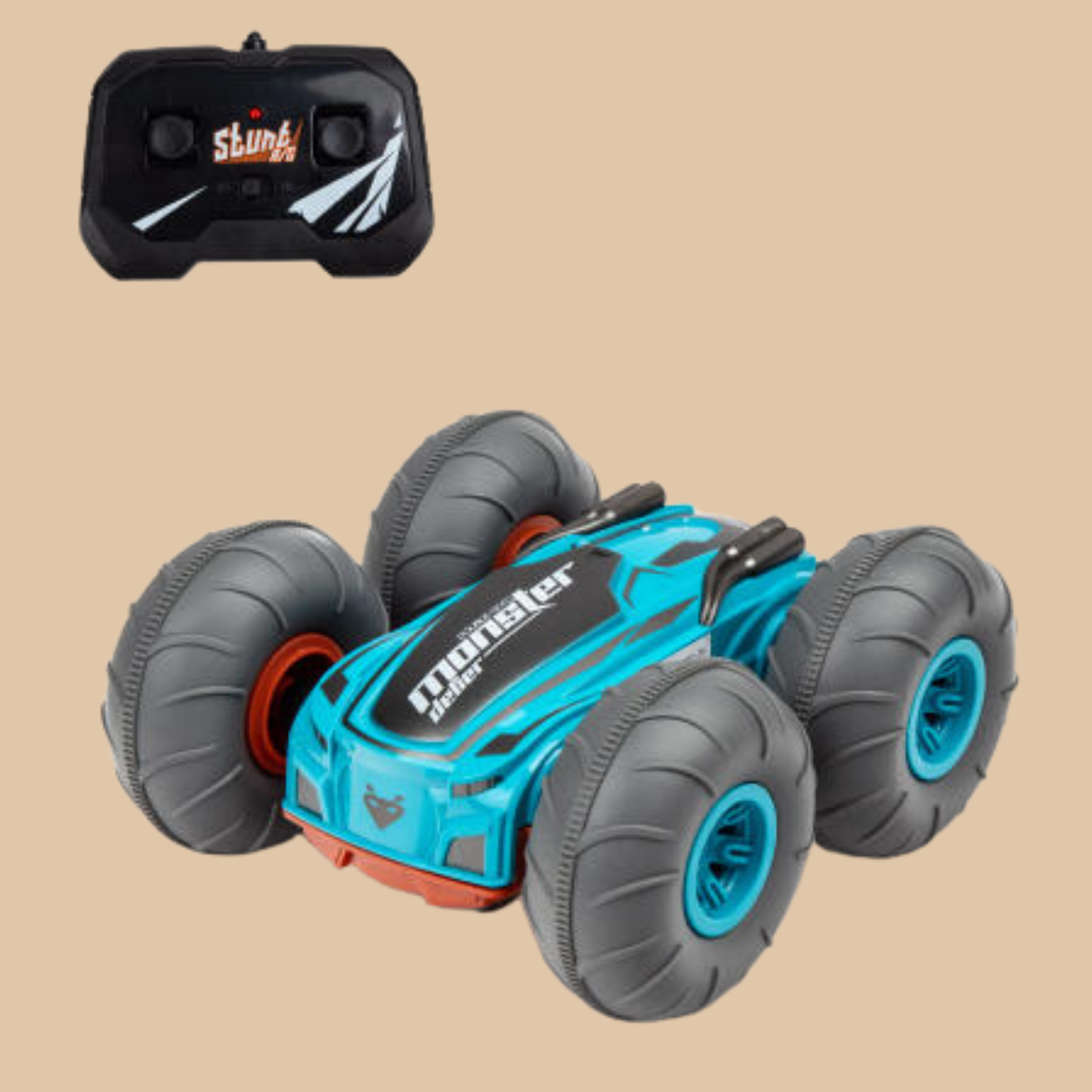 HST RC Storm Monster Defier All-Terrain Car – Color Blue & Grey