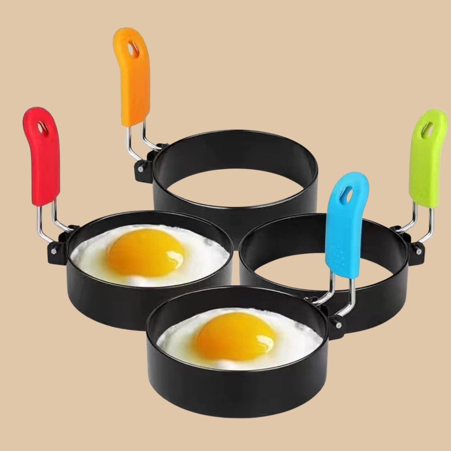 Egg Ring Cooking Molds 4 Pack