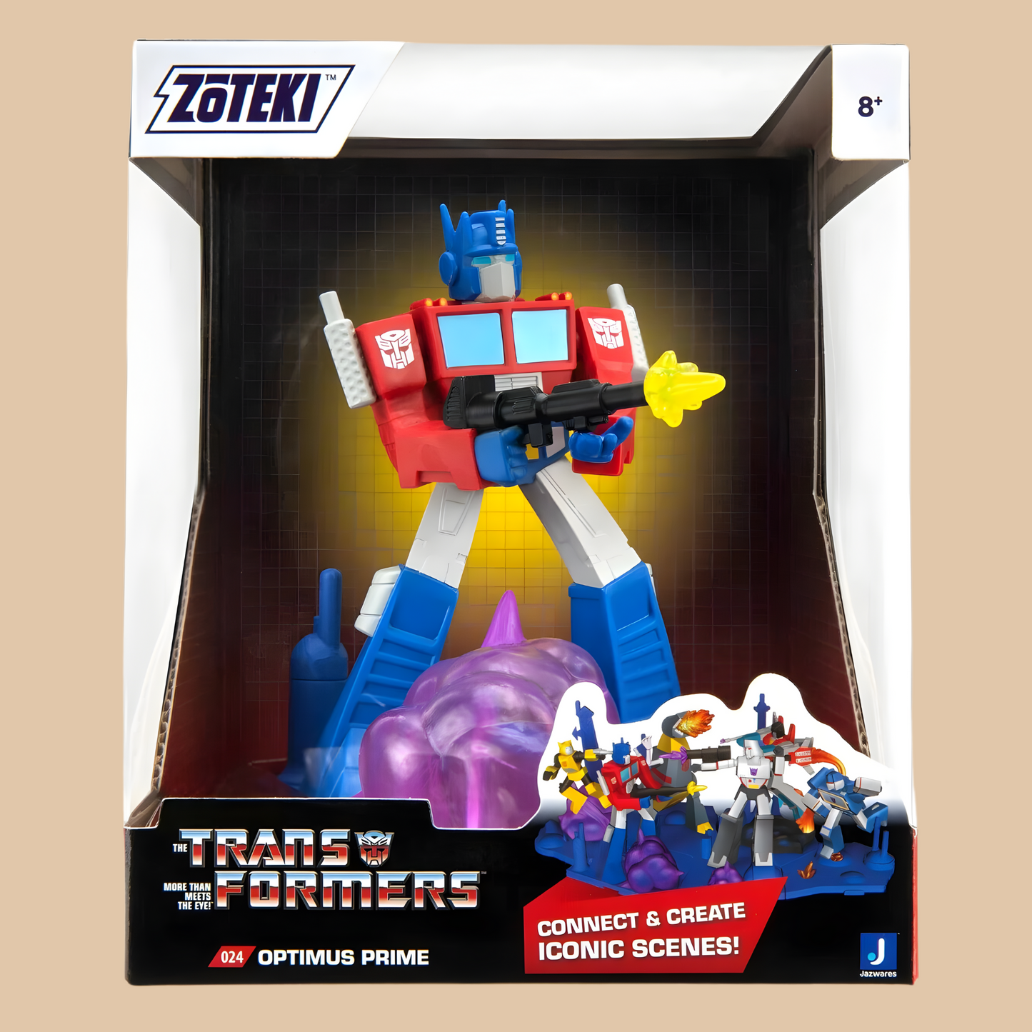 Jazwares Zoteki Transformers Optimus Prime Display Figure - COLO