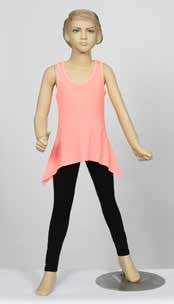 Girls' Loose Tank Top – 100% Cotton