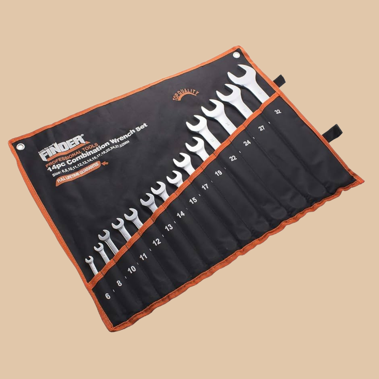 Finder Combination Wrench Set – 12pcs Metric Spanner 8mm-24mm