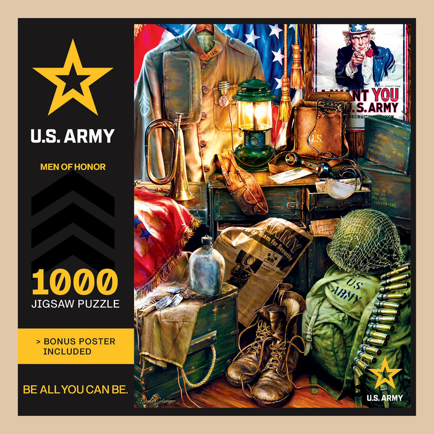 COURAGE and HONOR ARMY 750 PCS Jigsaw Puzzle - COLO