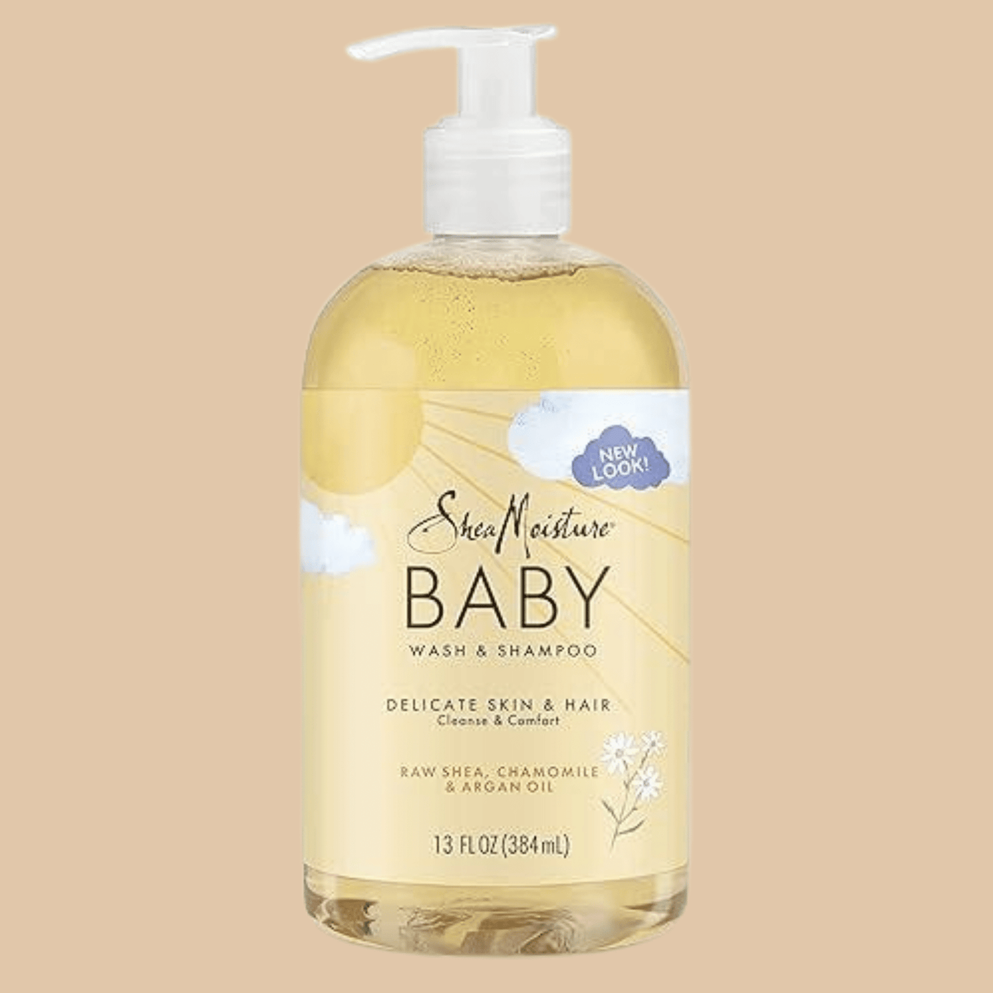 SheaMoisture Baby Wash & Shampoo Raw Shea + Chamomile + Argan Oil Calm & Comfort - 13 fl oz - COLO