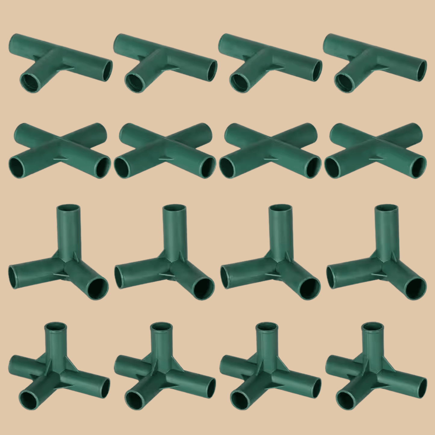 Greenhouse Frame Connectors 100PCS - COLO