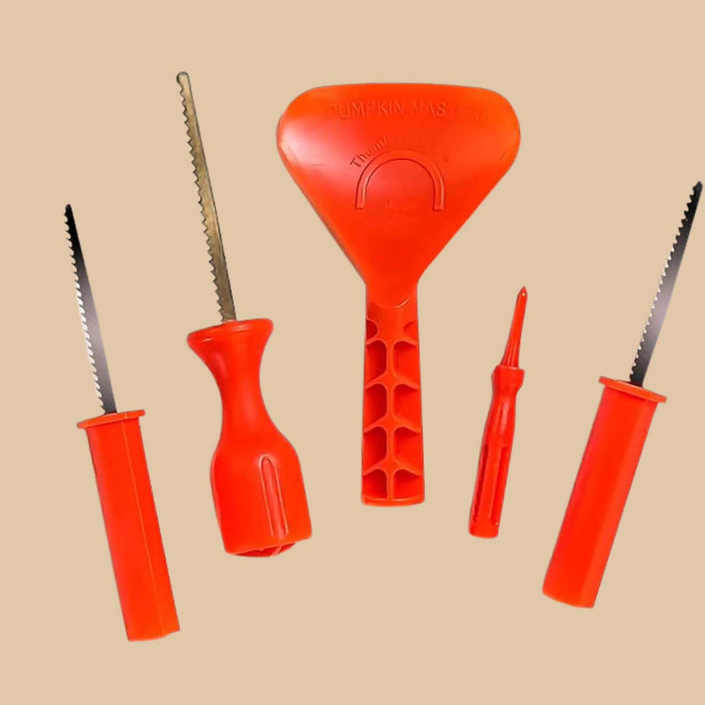 Halloween Carving Kit with 5 Tools & Stencils