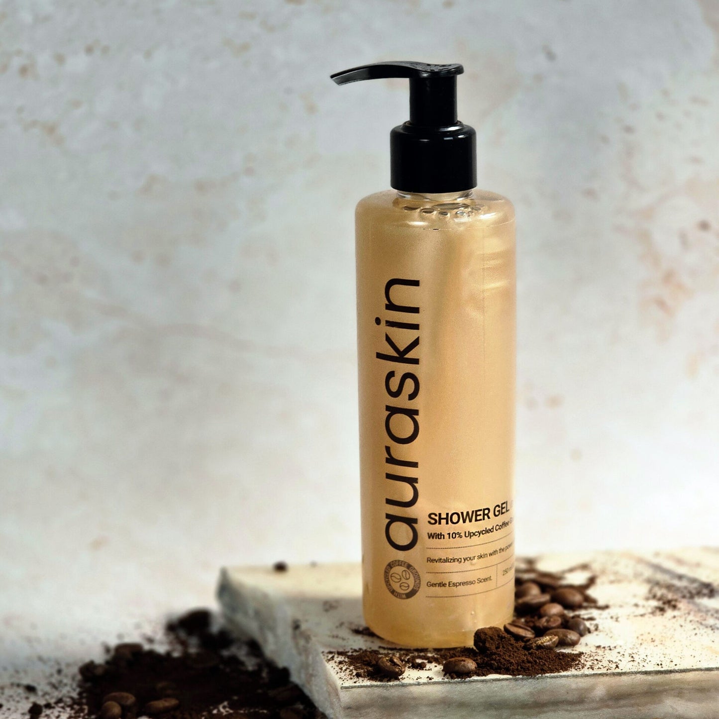Auraskin Shower Gel – Espresso 250ml