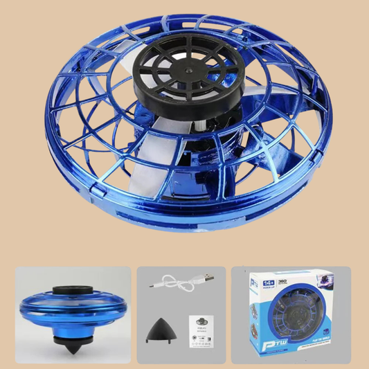 BOOMERANG, THE FLYING SPINNER, COLOR BLUE