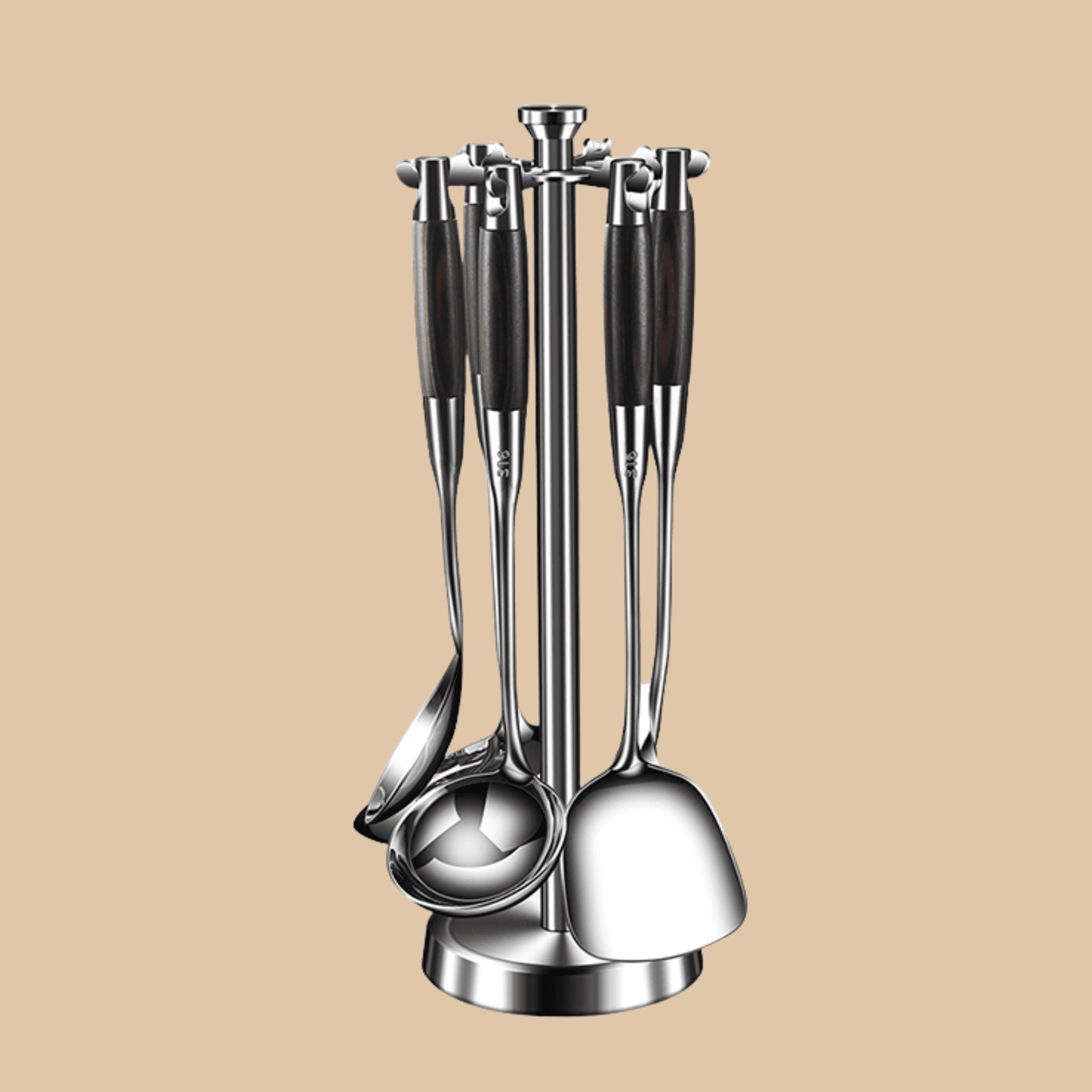 C&E Kitchenware 7-Piece Kitchen Utensil Set - COLO