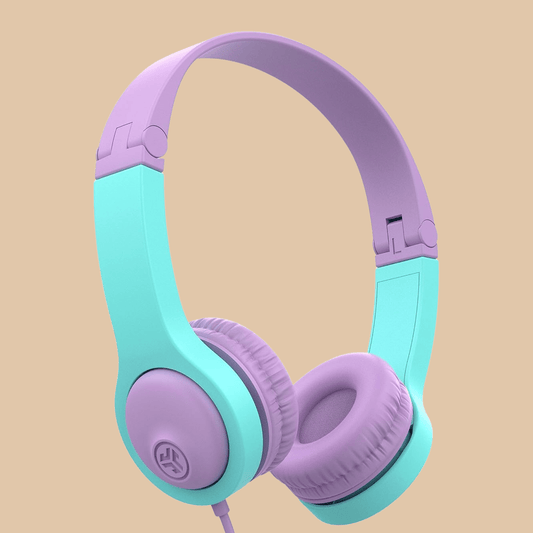 JBuddies 2nd Gen Folding Kids Headphones – Volume Safe, Kid-Sized & Compact - COLO
