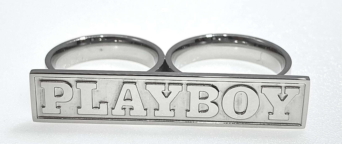 Playboy Bar Two Fingers Ring 7-8 size only - COLO