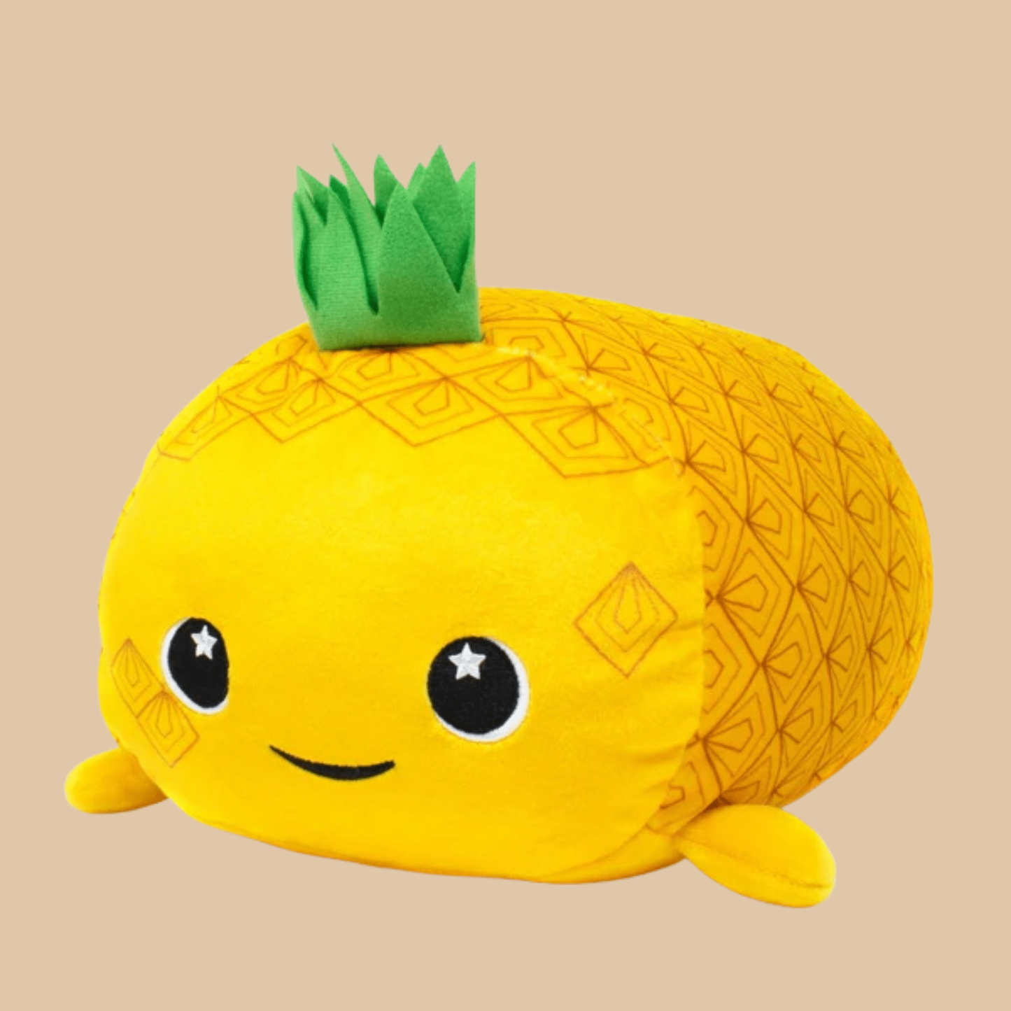 Moosh Moosh Plus PINEAPPLE Squish Pillow Stuffed Yellow 8" x 10" - COLO